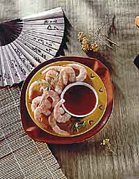 Low Fat Recipes: Chilled Shrimp in Chinese Mustard Sauce