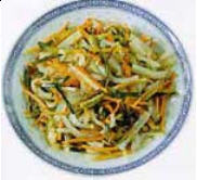 Chinese Food Recipe: Marinated Three Shreds