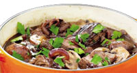 Beef with Red Onions